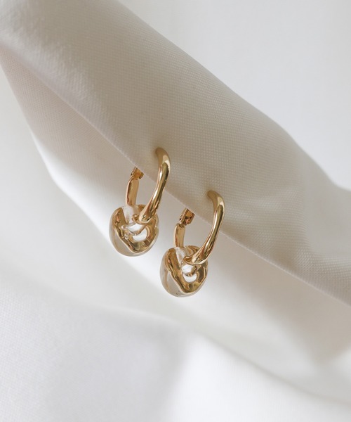 select MOCA（セレクトモカ）の「クリアドロップインメタルイヤリング（ネックレス・レディース・シルバー/ゴールド・FREE）」の13枚目の写真