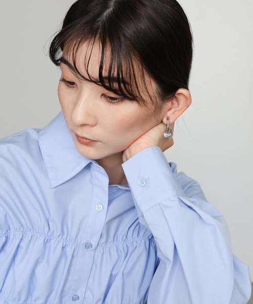 select MOCA（セレクトモカ）の「クリアドロップインメタルイヤリング（ネックレス・レディース・シルバー/ゴールド・FREE）」の14枚目の写真