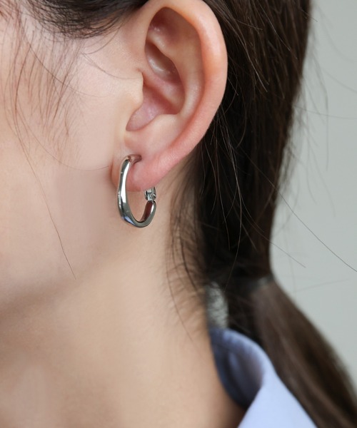 select MOCA（セレクトモカ）の「クリアドロップインメタルイヤリング（ネックレス・レディース・シルバー/ゴールド・FREE）」の17枚目の写真