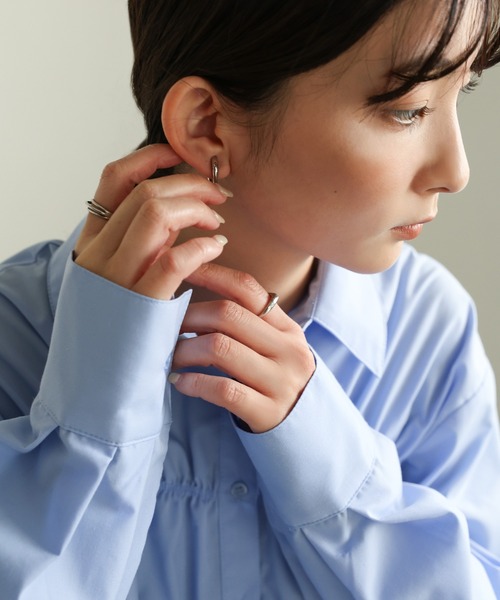 select MOCA（セレクトモカ）の「クリアドロップインメタルイヤリング（ネックレス・レディース・シルバー/ゴールド・FREE）」の18枚目の写真