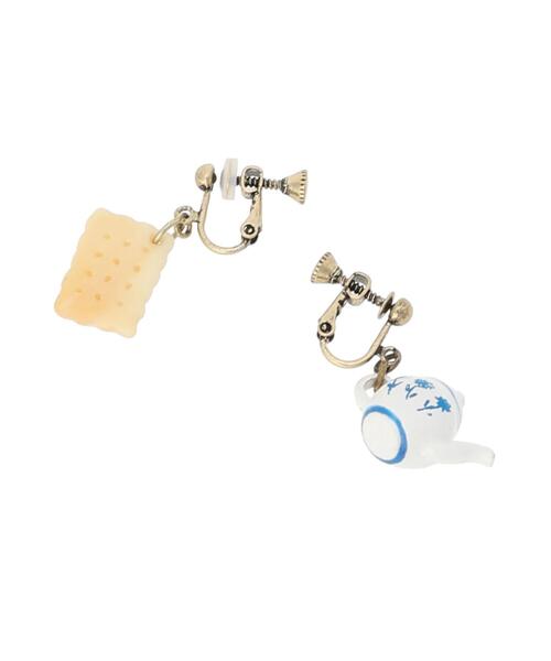 Samansa Mos2（サマンサ モスモス）の「ティーパーティーイヤリング（ピアス（両耳用）・レディース・オフホワイト・F）」の5枚目の写真