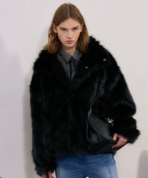 BLAYMORE（ブレイモア）の「【BLAYMORE】Modern Synthetic Fur Blouson / ハイネック仕様 スナップボタン式（その他アウター）」
