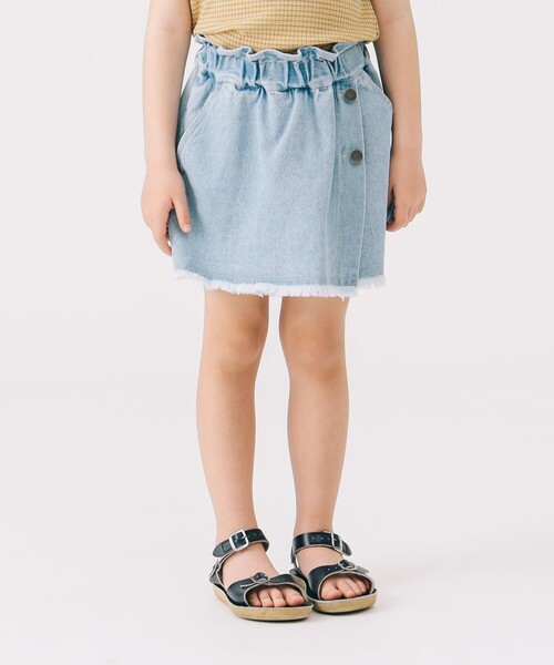 B:MING by BEAMS（ビーミングバイビームス）の「デニム キュロットパンツ（100～140cm）（その他パンツ・キッズ・ライトブルー/ブルー・140/130/120/100/110）」の22枚目の写真