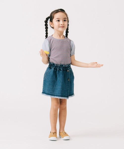 B:MING by BEAMS（ビーミングバイビームス）の「デニム キュロットパンツ（100～140cm）（その他パンツ・キッズ・ライトブルー/ブルー・140/130/120/100/110）」の19枚目の写真