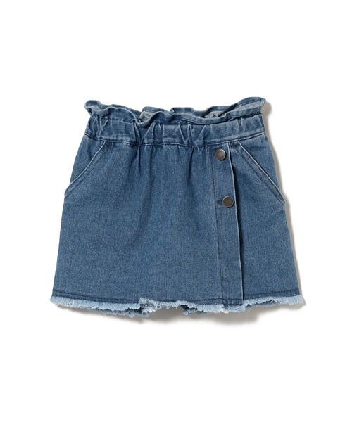 B:MING by BEAMS（ビーミングバイビームス）の「デニム キュロットパンツ（100～140cm）（その他パンツ・キッズ・ライトブルー/ブルー・140/130/120/100/110）」の4枚目の写真