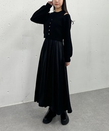 archives | オフショルニットカーディガン×ドッキングワンピースＳＥＴ(ワンピース)