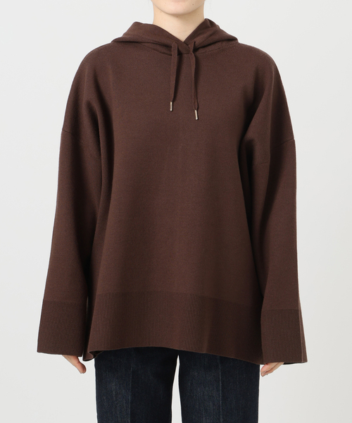 B.C STOCK(ベーセーストック)の「《追加》ニットWフェイスパーカー(ニット/セーター・レディース・ブラック/ブラウン/グレー・FREE)」の6枚目の写真