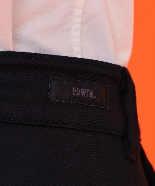 EDWIN(エドウィン)の「EDWIN エドウィン WILD FIRE ハタラクロ メンズ スラックス チノパンツ 暖パンツ ストレッチ 裏起毛(チノパンツ・メンズ・ブラック・MEDIUM/LARGE/SMALL/X-LARGE)」の8枚目の写真