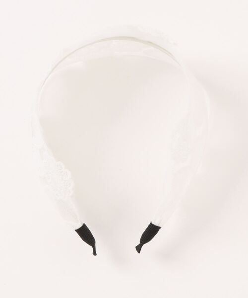 Three Four Time（ｽﾘｰﾌｫｰﾀｲﾑ）の「フラワーレースカチューシャ（カチューシャ・レディース・マスタード/ブラック/アイボリー・FREE）」の10枚目の写真