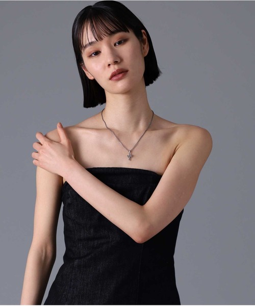 LION HEART（ライオンハート）の「“HOWL”ハウリングクロスネックレス/SS SIZE/シルバー925【LION HEART / ライオンハート】（ネックレス・メンズ・シルバー・50cm）」の18枚目の写真