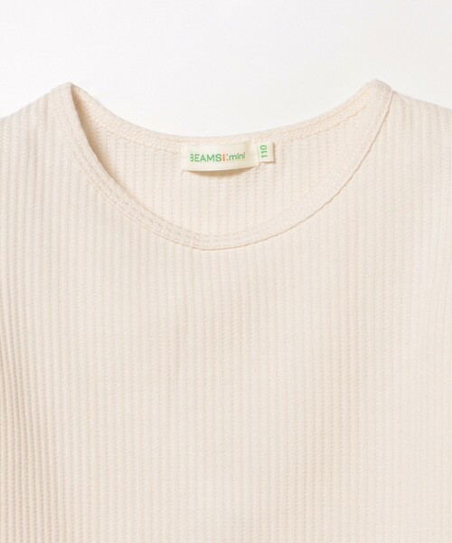 BEAMS mini（ビームスミニ）の「レース スリーブ ワッフル プルオーバー Tシャツ 2025SS（90～150cm）（Tシャツ/カットソー・キッズ・イエロー/オフホワイト・150/140/110/100/130/120/90）」の10枚目の写真