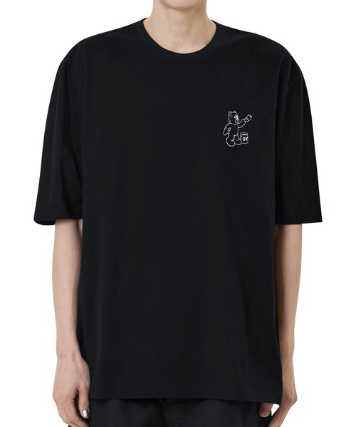 ★OY PAINTING ODOLLY TEE - BLACK★正規品/韓国直送料込 OY/オーワイ』PAINTING ODOLLY TEE/ペインティングオードリー