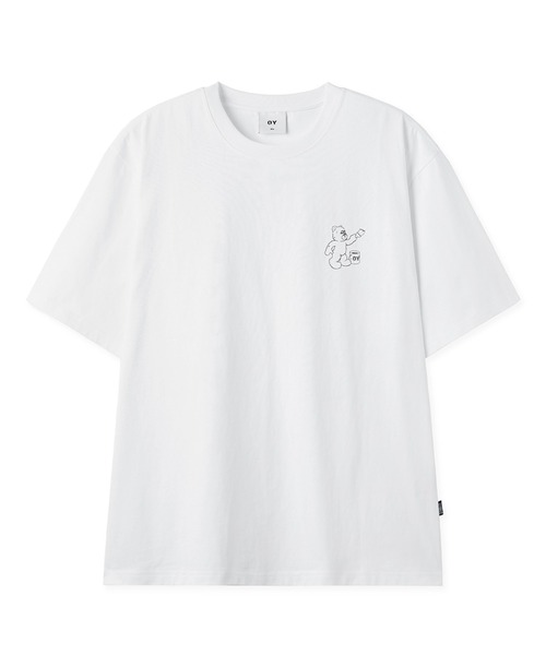 ★OY★PAINTING ODOLLY TEE - WHITE★正規品/韓国直送料込/人気 OY/オーワイ』PAINTING ODOLLY TEE/ペインティングオードリー