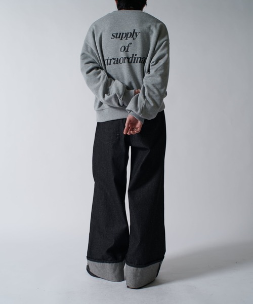 Lui's（ルイス）の「【Neucon/ニューコン】リベットデザインロールアップストレートデニムパンツ（デニムパンツ・メンズ・インディゴブルー/ブラック・2/1）」の22枚目の写真