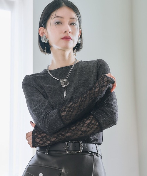 HARE レースウェーブキリカエブルゾン SET UP対応 LADIES】レースウェーブキリカエブルゾン | [公式