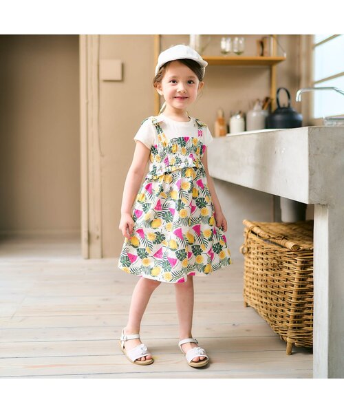 apres les cours(アプレレクール)の「後ろリボンキャップ(キャップ・キッズ・アイボリー/ブラック・50/54/58)」の19枚目の写真