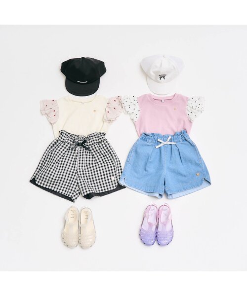 apres les cours(アプレレクール)の「後ろリボンキャップ(キャップ・キッズ・アイボリー/ブラック・50/54/58)」の21枚目の写真