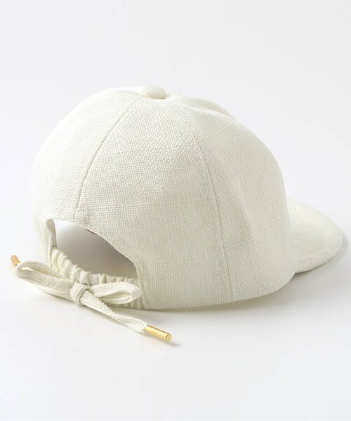 apres les cours(アプレレクール)の「後ろリボンキャップ(キャップ・キッズ・アイボリー/ブラック・50/54/58)」の9枚目の写真