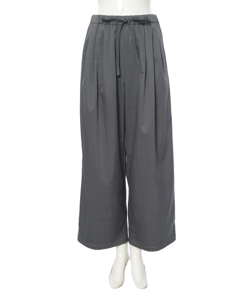 Edit Sheen（エディットシーン）の「イージーワイドパンツ（その他パンツ・レディース・チャコールグレー/ストライプ/ネイビー/ベージュ・M/S）」の8枚目の写真