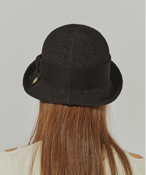 Chapeau d' O(シャポードオー)の「Chapeau d' O Washi Tuck Ribbon Breton / シャポードオー(ハット・レディース・ライトグレー/オレンジ/ブラック・M/57.5cm/L 59cm)」の7枚目の写真