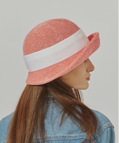 Chapeau d' O(シャポードオー)の「Chapeau d' O Washi Tuck Ribbon Breton / シャポードオー(ハット・レディース・ライトグレー/オレンジ/ブラック・M/57.5cm/L 59cm)」の22枚目の写真