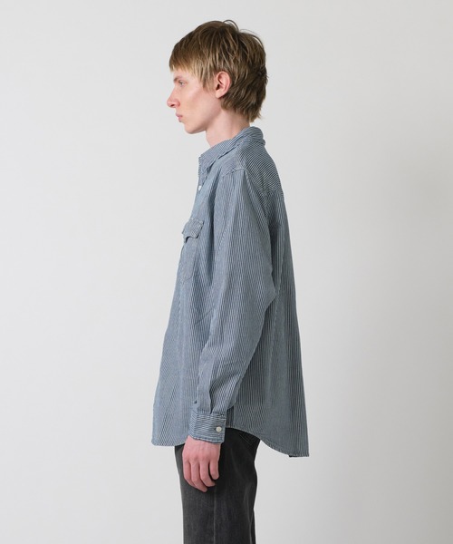 Levi's(リーバイス)の「Levi's/リーバイス リラックスフィット ウエスタンシャツ(シャツ/ブラウス・メンズ・ブルー・S/M/L/XL)」の2枚目の写真