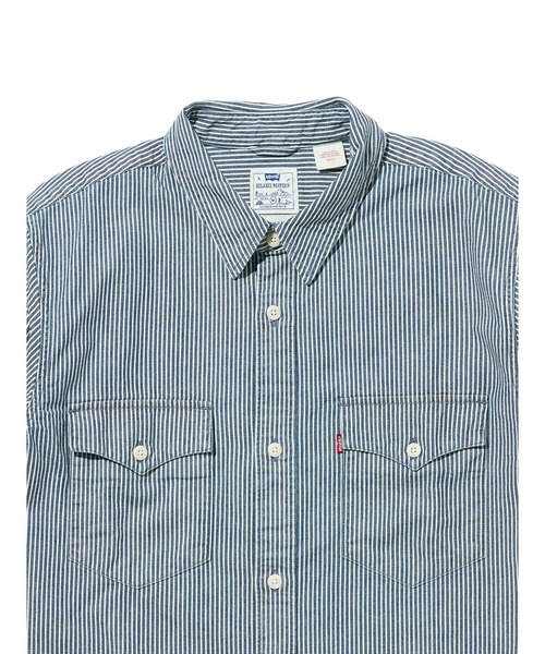 Levi's(リーバイス)の「Levi's/リーバイス リラックスフィット ウエスタンシャツ(シャツ/ブラウス・メンズ・ブルー・S/M/L/XL)」の9枚目の写真