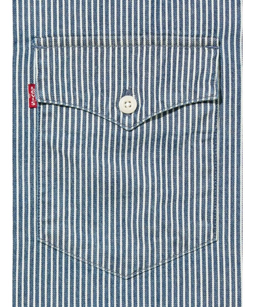 Levi's(リーバイス)の「Levi's/リーバイス リラックスフィット ウエスタンシャツ(シャツ/ブラウス・メンズ・ブルー・S/M/L/XL)」の12枚目の写真