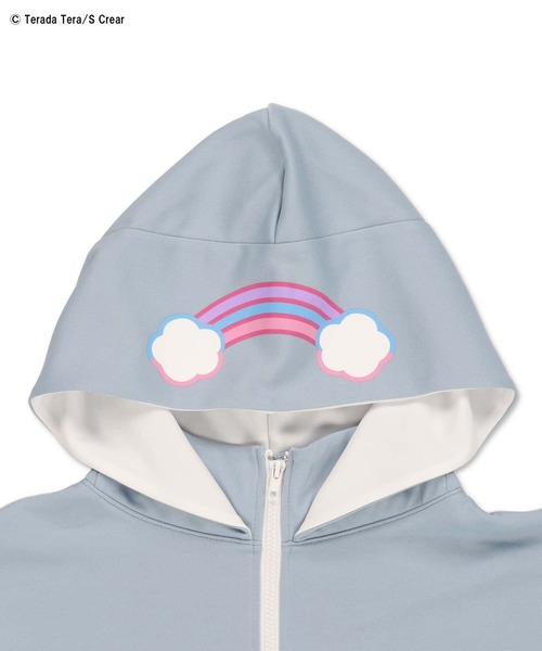 SPINNS（スピンズ）の「『寺田てら 第二弾』 ゲロコーンBIGジャージ（ジャージ・レディース・サックスブルー/ピンク・ONESIZE）」の16枚目の写真