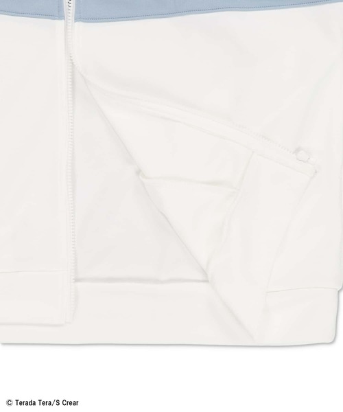 SPINNS（スピンズ）の「『寺田てら 第二弾』 ゲロコーンBIGジャージ（ジャージ・レディース・サックスブルー/ピンク・ONESIZE）」の20枚目の写真