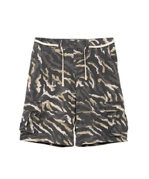 Camouflage Cargo Bermuda Pants
