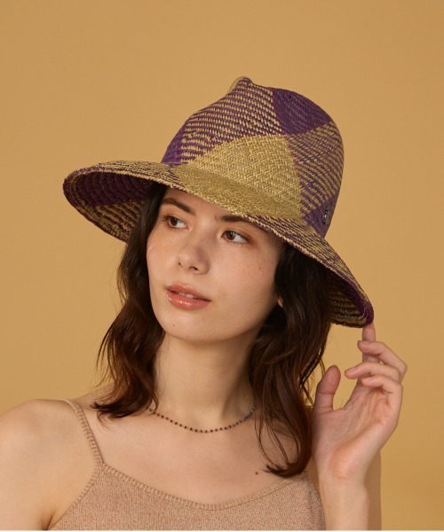 arth（アース）の「arth  HANAGOZA Fedora / アース（ハット・レディース・グリーン/パープル・57cm）」の19枚目の写真