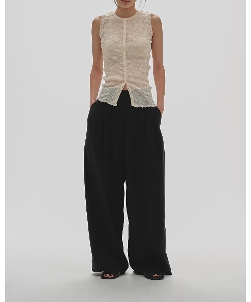 Lightweight Tuck Trousers（その他パンツ）｜TODAYFUL