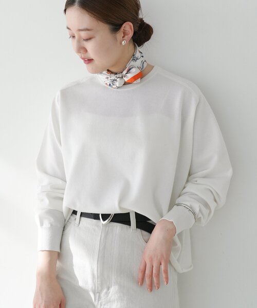 IENA - IENA  ソフトコットンリブプルオーバー IENA（イエナ）の「ソフトコットンリブプルオーバー◇（ニット