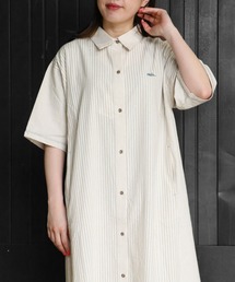 KRIFF MAYER Lady's Collection | マルチストライプシャツワンピ(シャツワンピース)