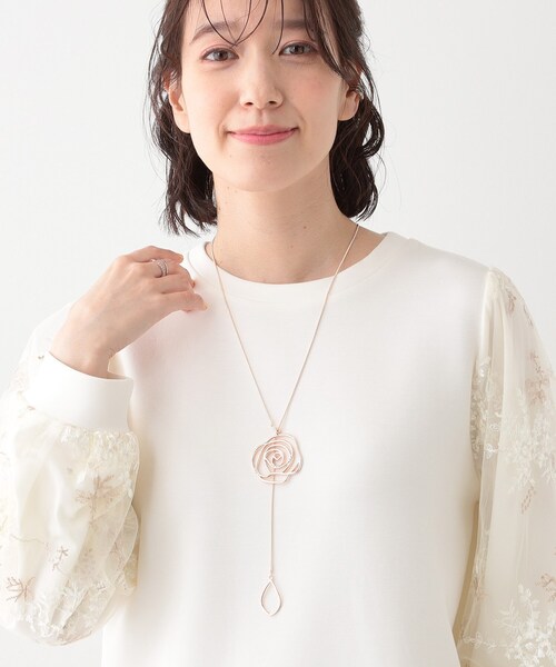 SHOO・LA・RUE（シューラルー）の「【2WAY】ローズモチーフネックレス（ネックレス・レディース・シルバー/ゴールド/ピンクゴールド・00）」の12枚目の写真