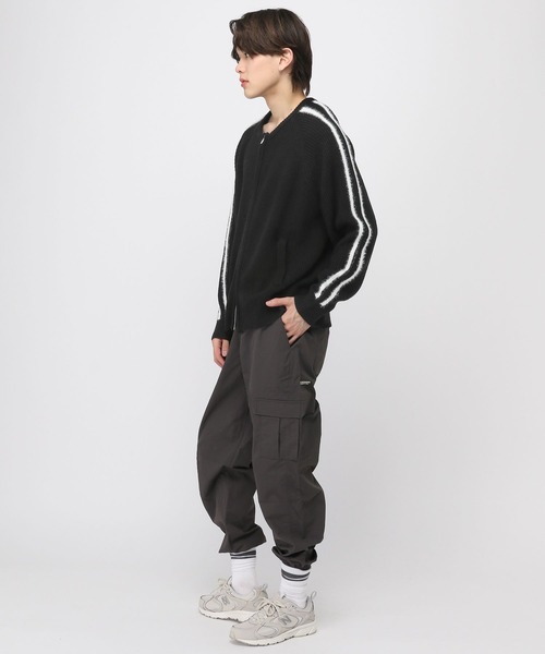 3.3 Field Trip （3.3フィールドトリップ）の「3.3 Field Trip／モヘアラインジップニット（ニット/セーター・メンズ・ブラック/ベージュ・FREE）」の9枚目の写真