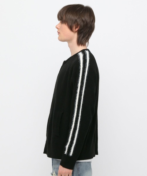 3.3 Field Trip （3.3フィールドトリップ）の「3.3 Field Trip／モヘアラインジップニット（ニット/セーター・メンズ・ブラック/ベージュ・FREE）」の22枚目の写真