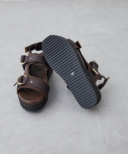 ALLARDAGALANTE(ガリャルダガランテ【2.718】ベルテッドサンダル セール】【2.718】ベルテッドサンダル（サンダル）｜GALLARDAGALANTE