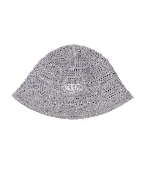 MILKFED.（ミルクフェド）の「LOGO EMBROIDERY KNIT HAT（ハット・レディース・パープル/アッシュ/ブラック・ONE SIZE）」の3枚目の写真