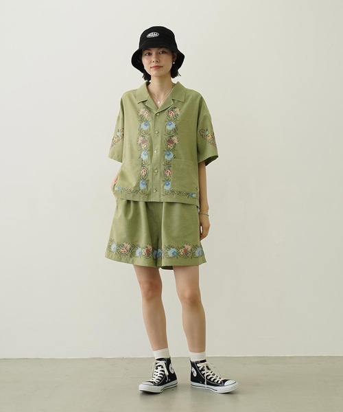 MILKFED.（ミルクフェド）の「LOGO EMBROIDERY KNIT HAT（ハット・レディース・パープル/アッシュ/ブラック・ONE SIZE）」の11枚目の写真