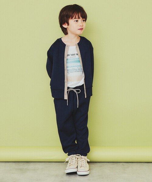 THE SHOP TK (ザ ショップ ティーケー )の「【110-160】ダンボールジョガーパンツ/セットアップ可・洗濯機OK(その他パンツ・キッズ・グレー/オリーブ/ネイビー・12/14/15 /16/13/11)」の4枚目の写真