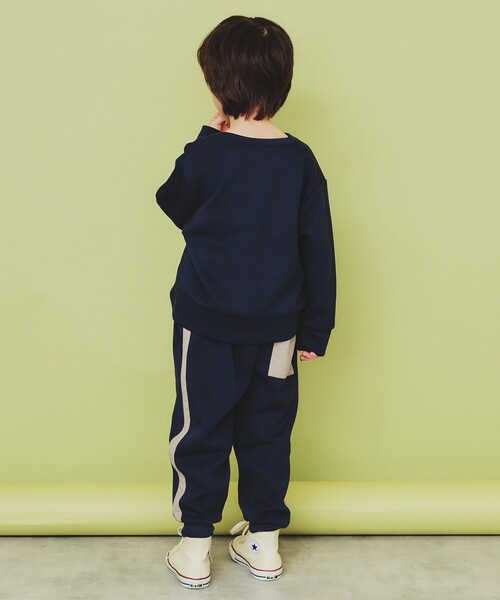 THE SHOP TK (ザ ショップ ティーケー )の「【110-160】ダンボールジョガーパンツ/セットアップ可・洗濯機OK(その他パンツ・キッズ・グレー/オリーブ/ネイビー・12/14/15 /16/13/11)」の6枚目の写真