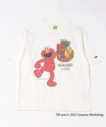 【FRUIT OF THE LOOM】SESAME STREET×FTL イラストTシャツ F/セサミストリート コラボ/エルモ