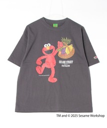 【FRUIT OF THE LOOM】SESAME STREET×FTL イラストTシャツ F/セサミストリート コラボ/エルモ