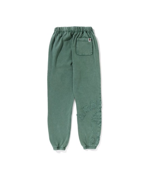 A BATHING APE（アベイシングエイプ）の「VINTAGE WASHED COLLEGE PATCH  SWEATPANTS（スウェットパンツ・キッズ・ブラック/グリーン/ネイビー・150/160）」の11枚目の写真
