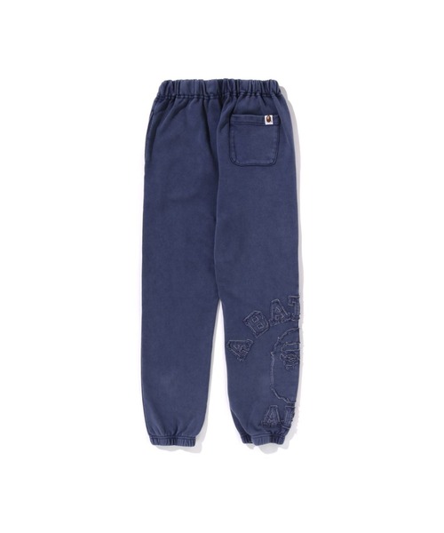 A BATHING APE（アベイシングエイプ）の「VINTAGE WASHED COLLEGE PATCH  SWEATPANTS（スウェットパンツ・キッズ・ブラック/グリーン/ネイビー・150/160）」の10枚目の写真
