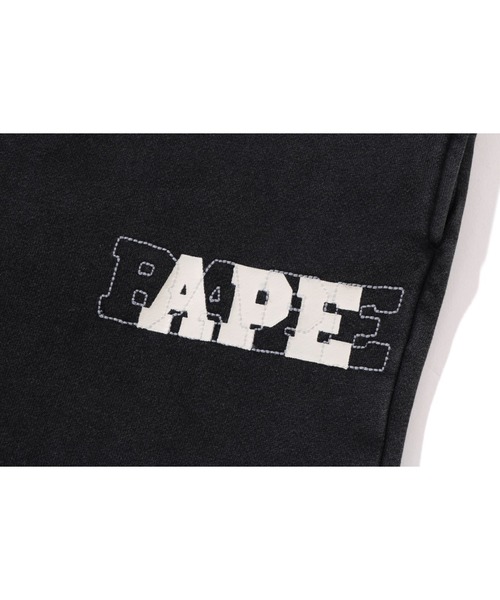 A BATHING APE（アベイシングエイプ）の「VINTAGE WASHED COLLEGE PATCH  SWEATPANTS（スウェットパンツ・キッズ・ブラック/グリーン/ネイビー・150/160）」の9枚目の写真