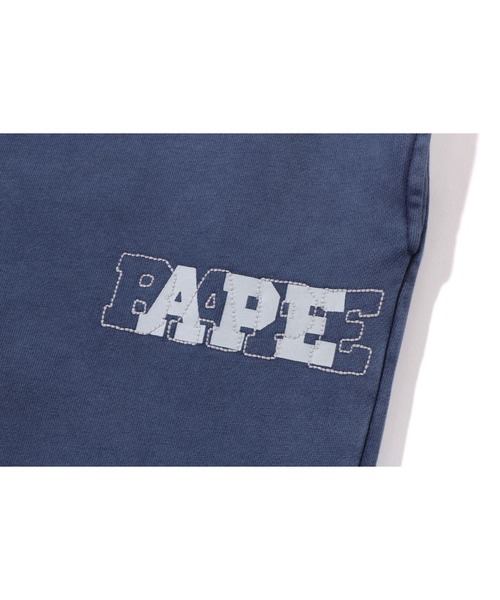 A BATHING APE（アベイシングエイプ）の「VINTAGE WASHED COLLEGE PATCH  SWEATPANTS（スウェットパンツ・キッズ・ブラック/グリーン/ネイビー・150/160）」の7枚目の写真