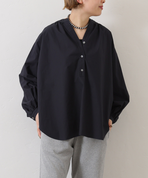 journal standard luxe タイプクロス ギャザーブラウス タイプクロス ギャザーブラウス（シャツ／ブラウス）｜journal